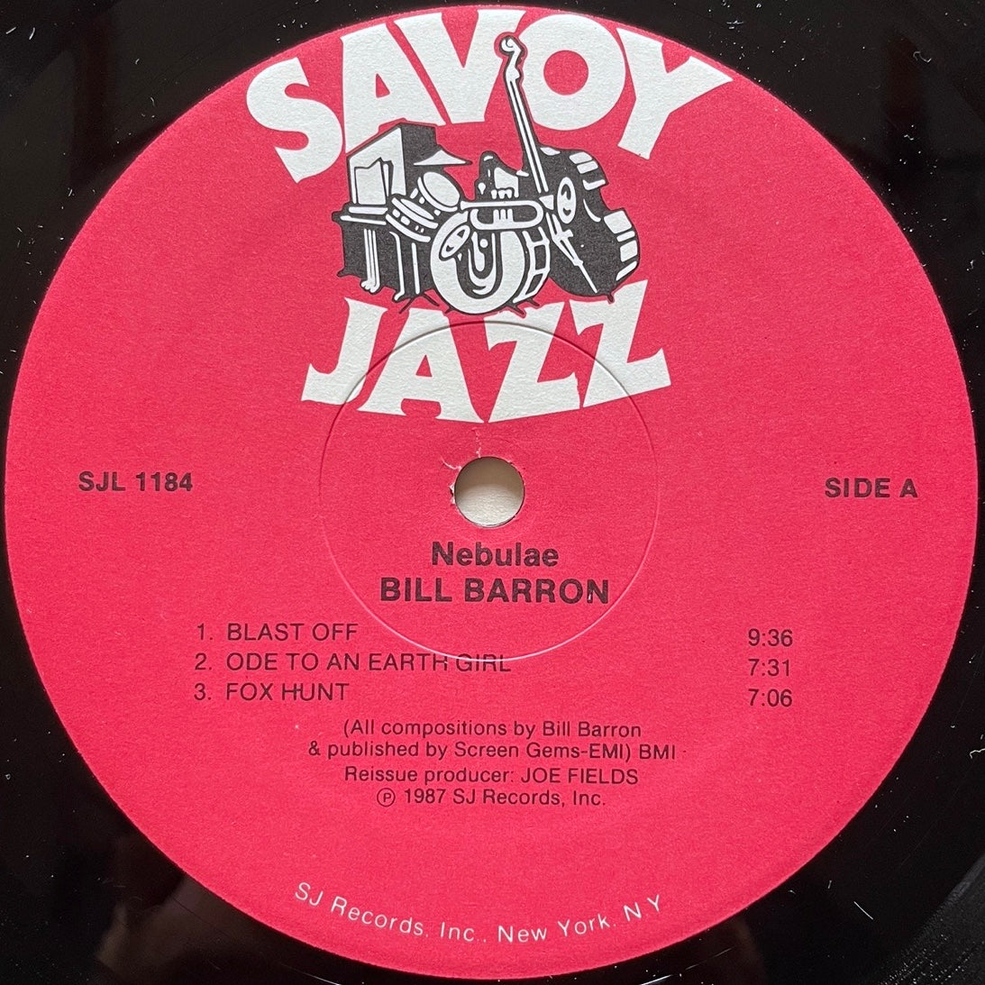 BILL BARRON / NEBULAE on Savoy LP "The Tenor Stylings of Bill Barron" SJL-1184