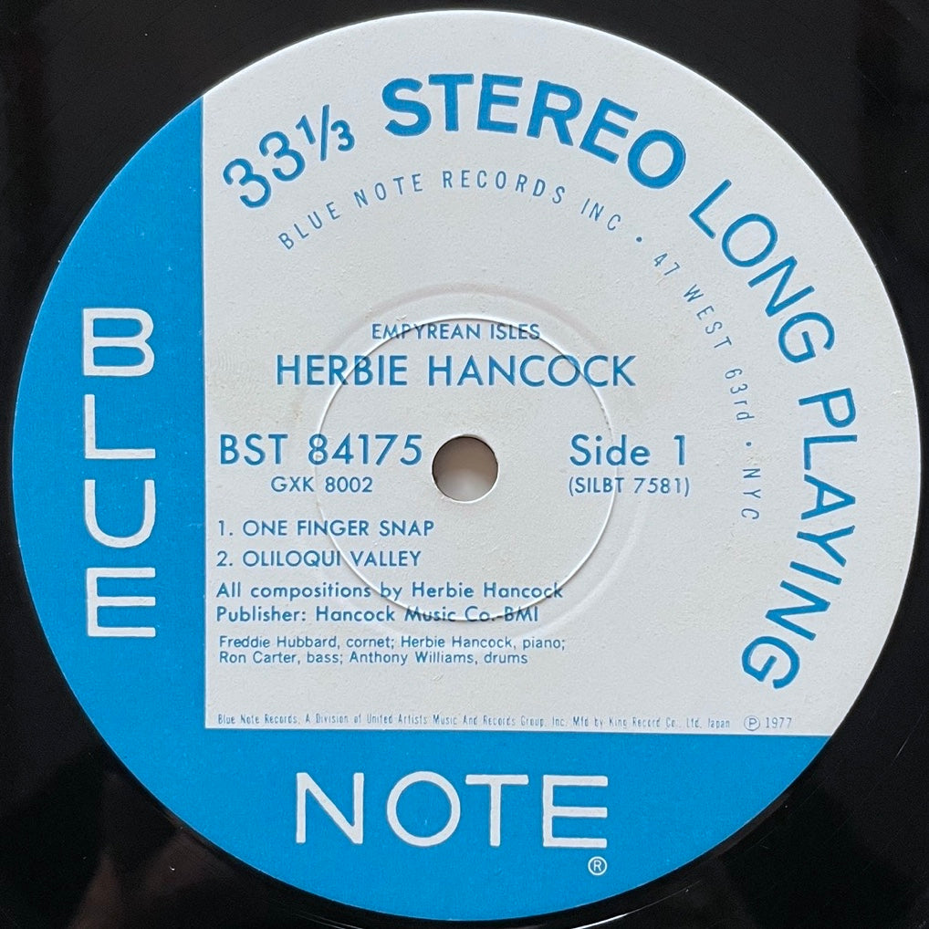 HERBIE HANCOCK / EMPYREAN ISLES on Blue Note - Japan King LP GXK-8002