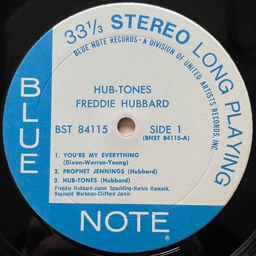 FREDDIE HUBBARD / HUB-TONES on Blue Note - 1972 US UA Stereo VAN GELDER BST-84115
