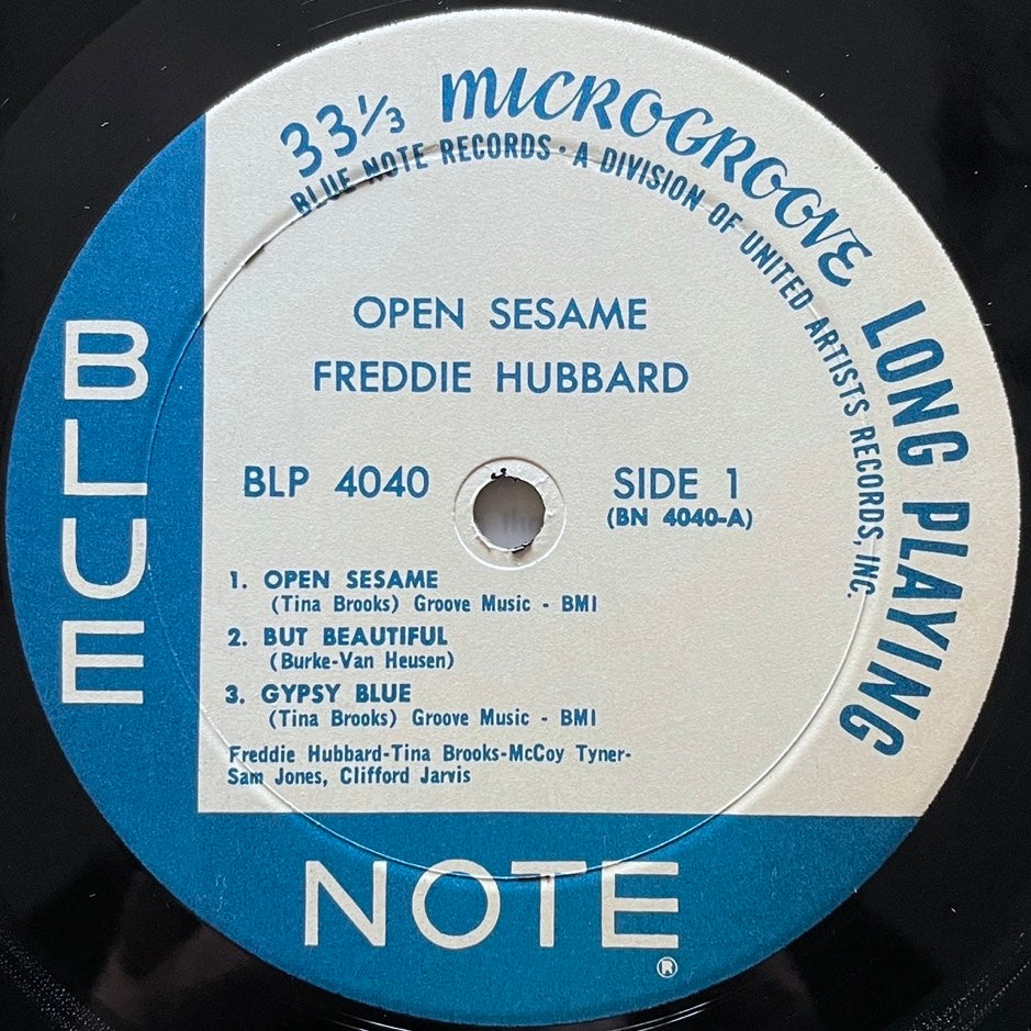 FREDDIE HUBBARD / OPEN SESAME on Blue Note - 1972 US UA MONO LP BLP4040