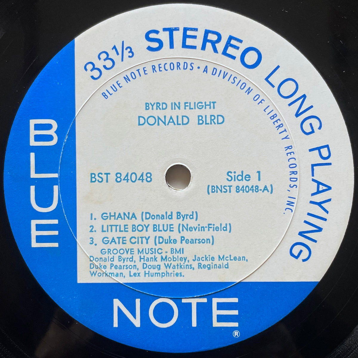 DONALD BYRD / BYRD IN FLIGHT on Blue Note - US Liberty BST-84048