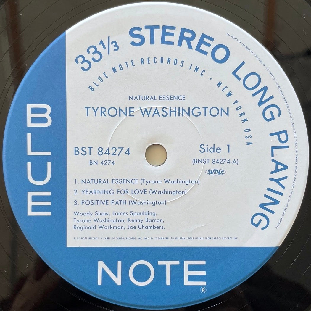 TYRONE WASHINGTON feat. WOODY SHAW / NATURAL ESSENCE on Blue Note - Japan LP NM BN4274 obi
