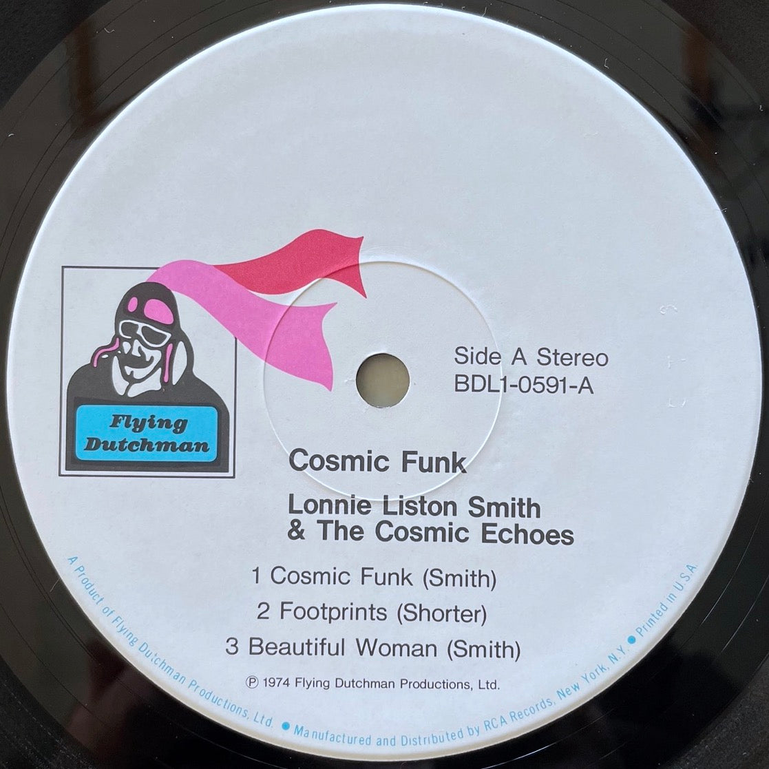 LONNIE LISTON SMITH & THE COSMIC ECHOES / COSMIC FUNK - Japan Flying Dutchman LP NM BVJJ-2825 obi