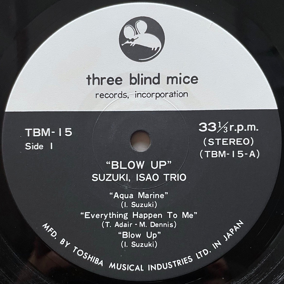 ISAO SUZUKI TRIO/QUARTET / BLOW UP - Japan TBM LP TBM-15