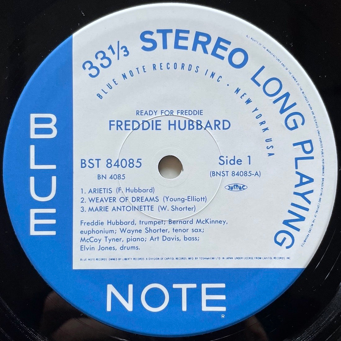 FREDDIE HUBBARD / READY FOR FREDDIE on Blue Note - Japan LP NM BN4085 obi