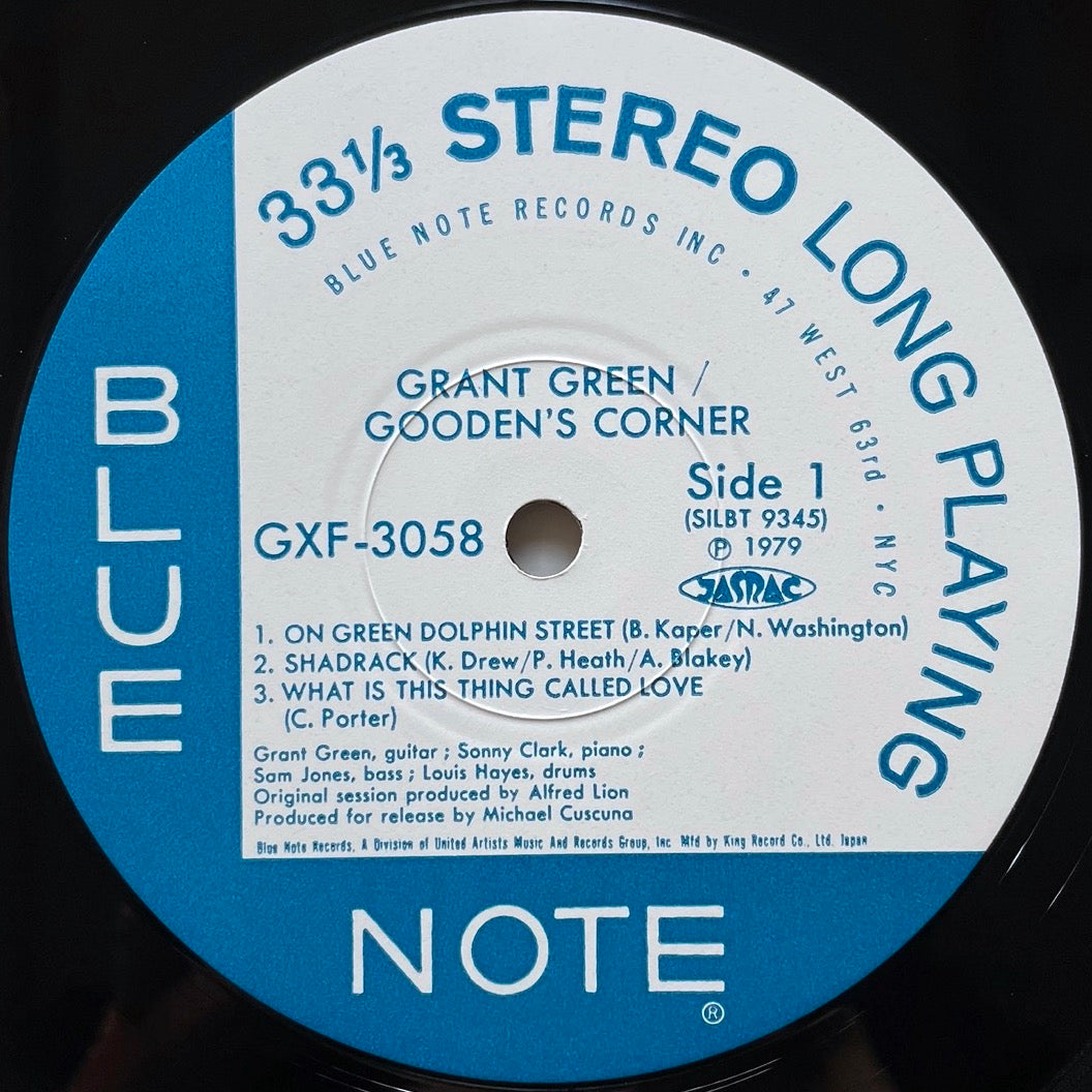 GRANT GREEN / GOODEN'S CORNER on Blue Note - Japan King Original LP GXF-3058 obi