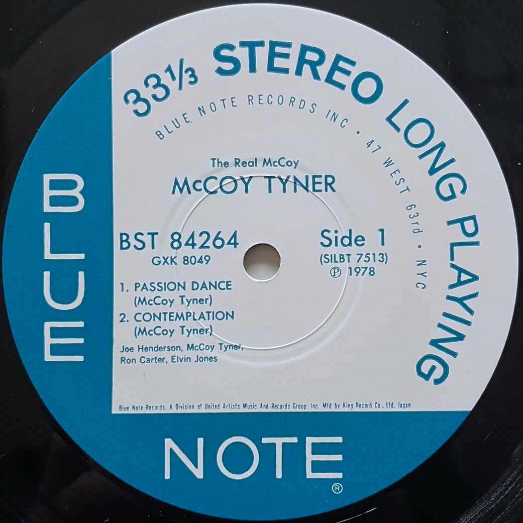 McCOY TYNER / REAL McCOY on Blue Note - Japan King LP GXK-8049