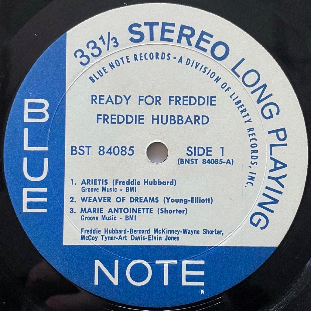 FREDDIE HUBBARD / READY FOR FREDDIE on Blue Note - US Liberty BST-84085