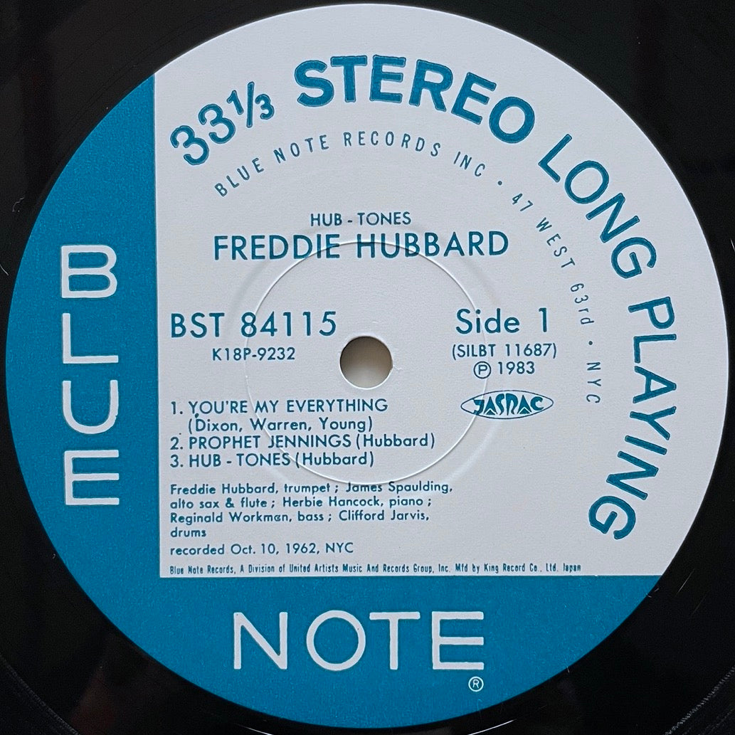FREDDIE HUBBARD / HUB-TONES on Blue Note - Japan King LP K18P-9232