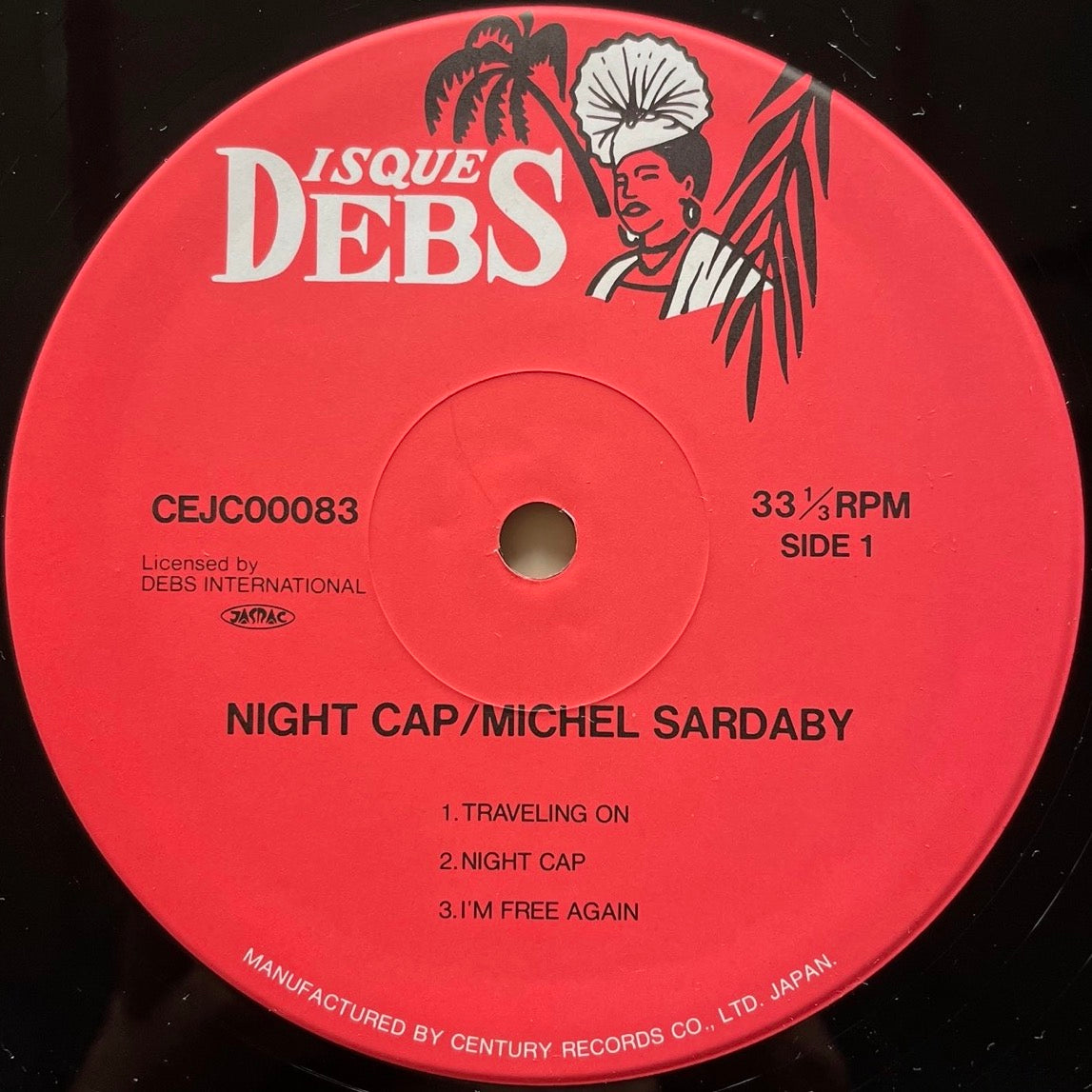 MICHEL SARDABY TRIO / NIGHT CAP on French Debs - Japan LP CEJC00083