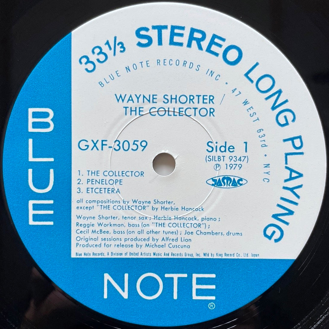 WAYNE SHORTER / THE COLLECTOR on Blue Note - Japan King Original LP GXF-3059