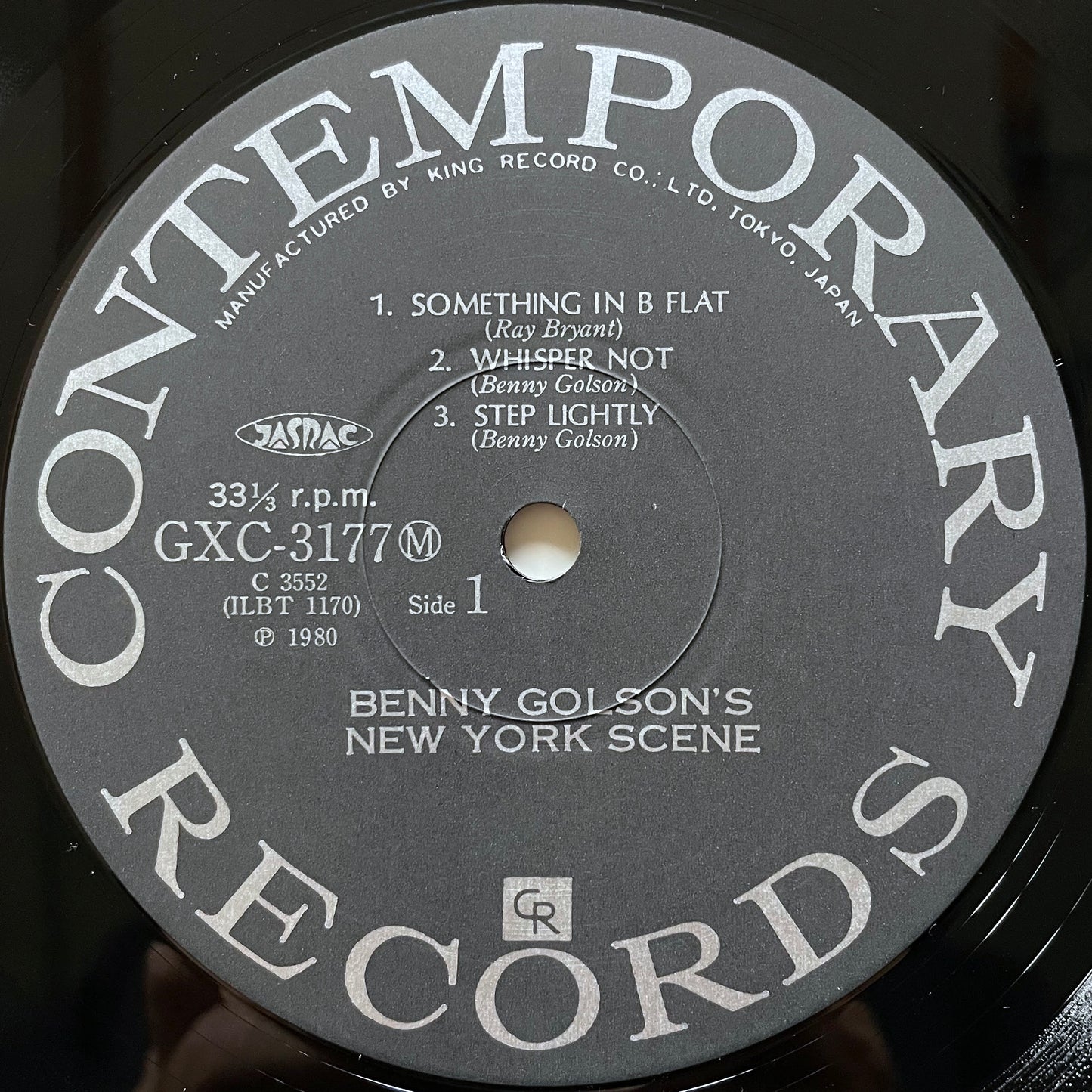 BENNY GOLSON / NEW YORK SCENE on Contemporary - Japan King MONO LP GXC-3177