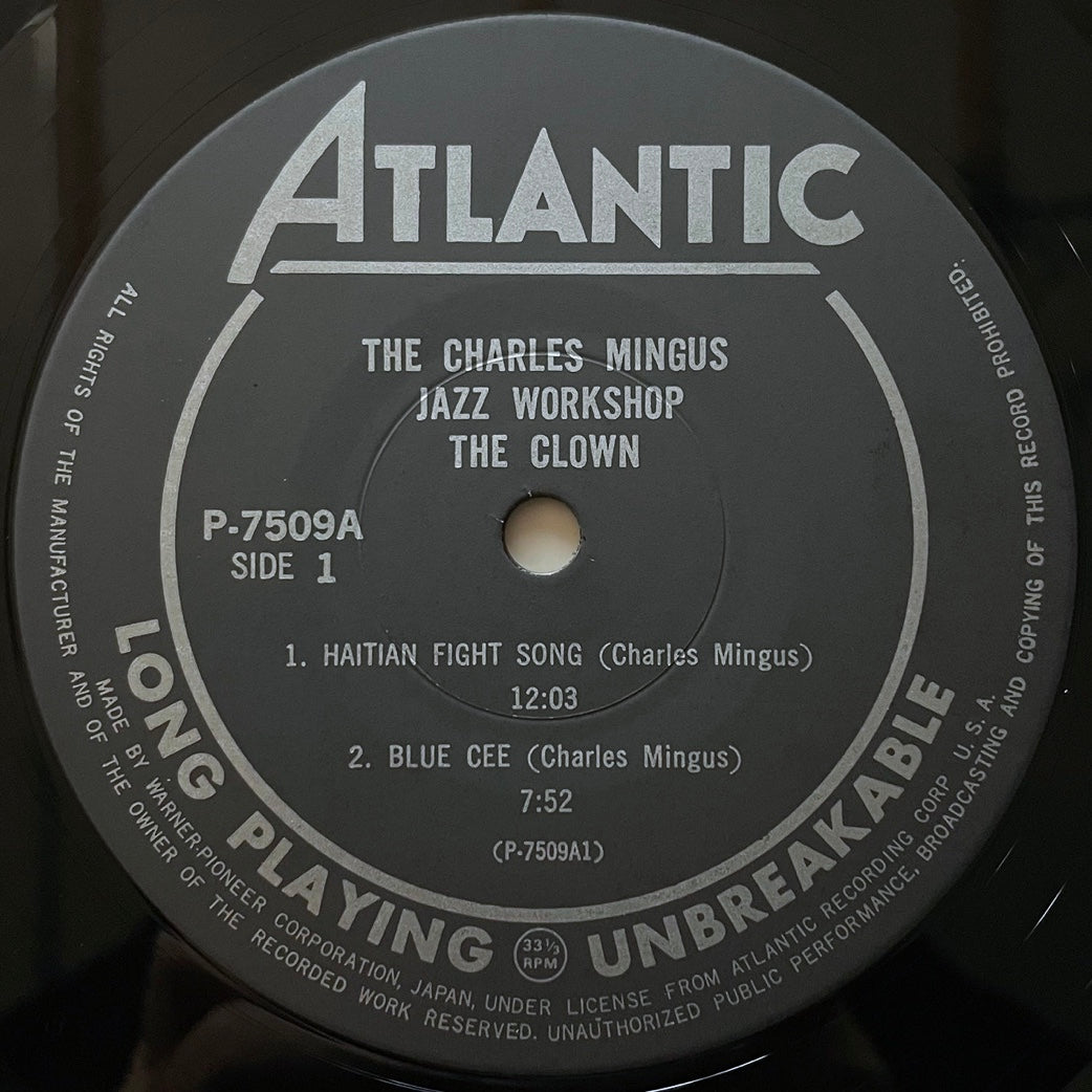 CHARLES MINGUS / THE CLOWN on Atlantic - Japan LP NM P-7509A
