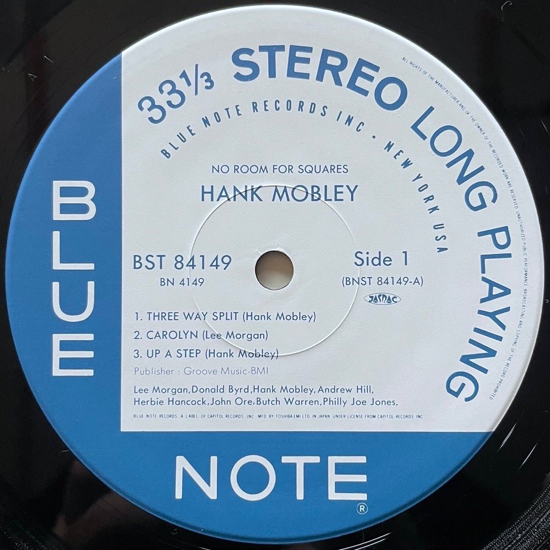 HANK MOBLEY / NO ROOM FOR SQUARES on Blue Note - Japan LP NM BN4149 obi