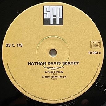 NATHAN DAVIS / PEACE TREATY on SFP - Japan Heavy Vinyl LP NM