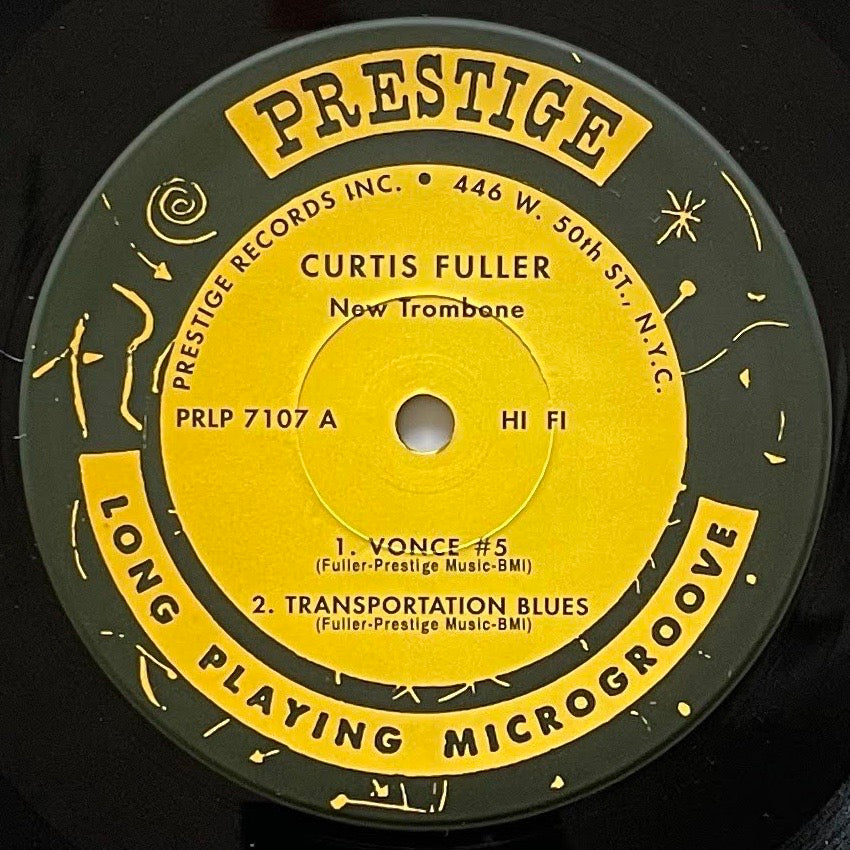 CURTIS FULLER / NEW TROMBONE on Prestige - Japan MONO LP NM VIJJ-30031