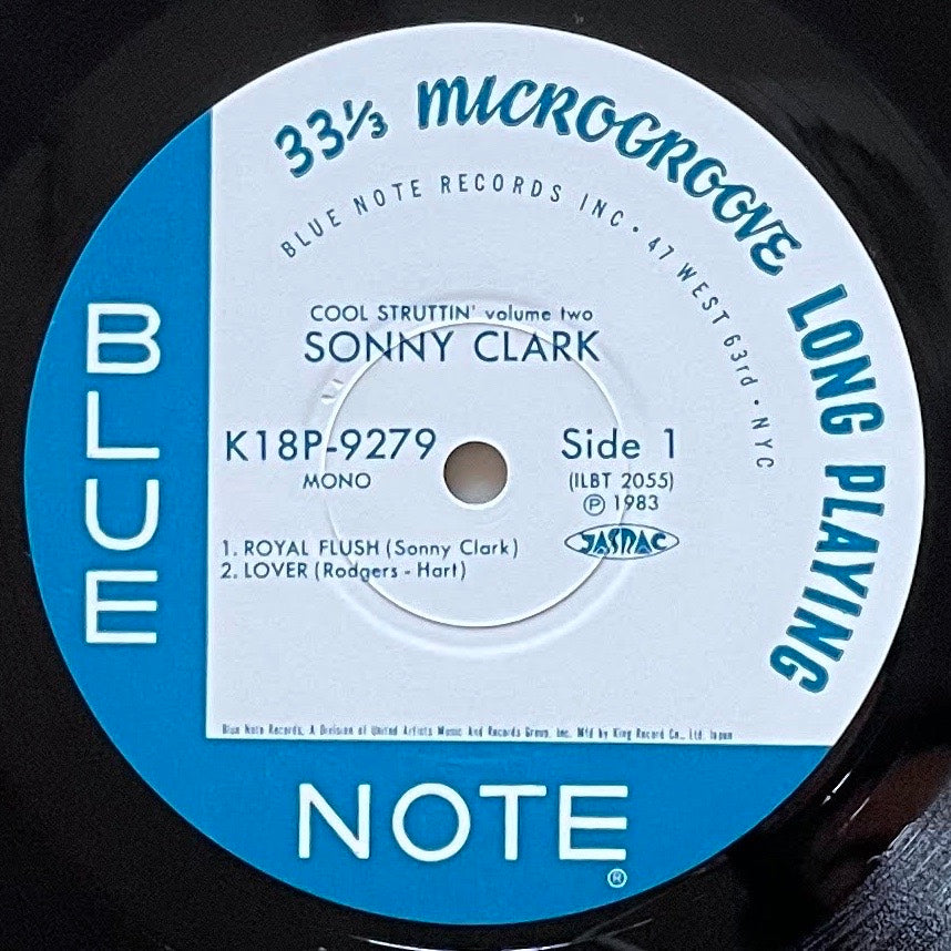 SONNY CLARK / COOL STRUTTIN' VOL.2 (BLP-1592) on Blue Note - Japan King LP NM K18P-9279