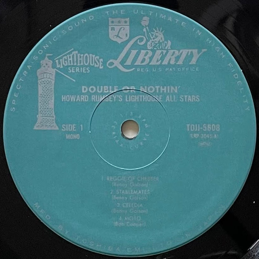 HOWARD RUMSEY'S LIGHTHOUSE ALL STARS feat. Lee Morgan / DOUBLE OR NOTHIN' on Liberty - Japan MONO LP NM TOJJ-5808 obi