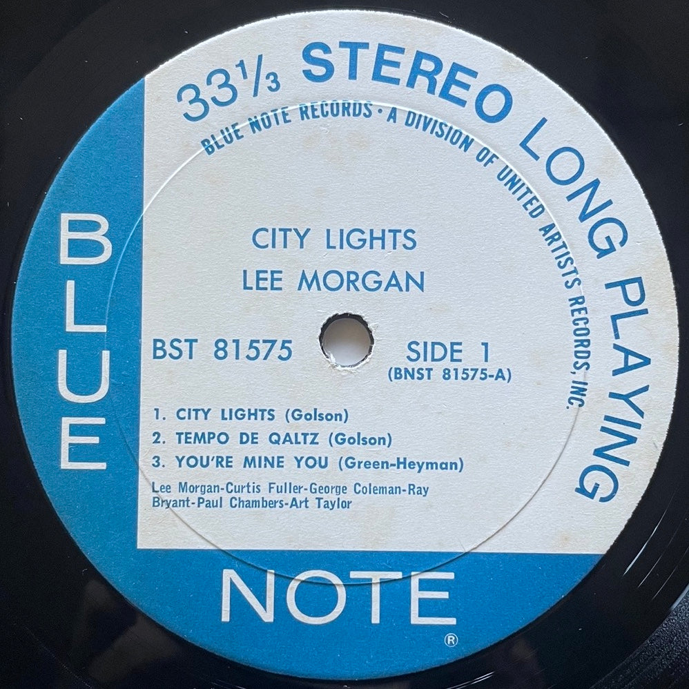 LEE MORGAN / CITY LIGHTS - US BLUE NOTE UA STEREO LP BST-81575