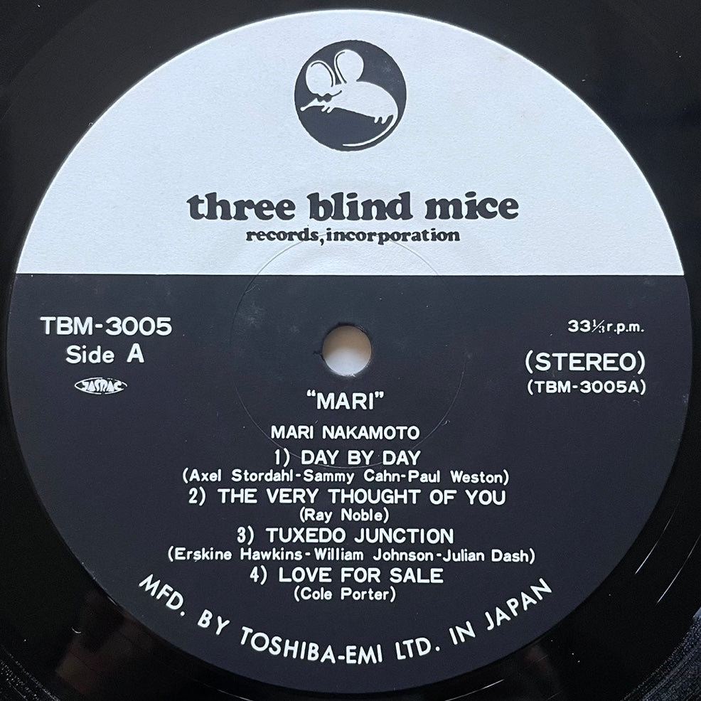MARI NAKAMOTO / MARI - Japan Three Blind Mice Original TBM-3005