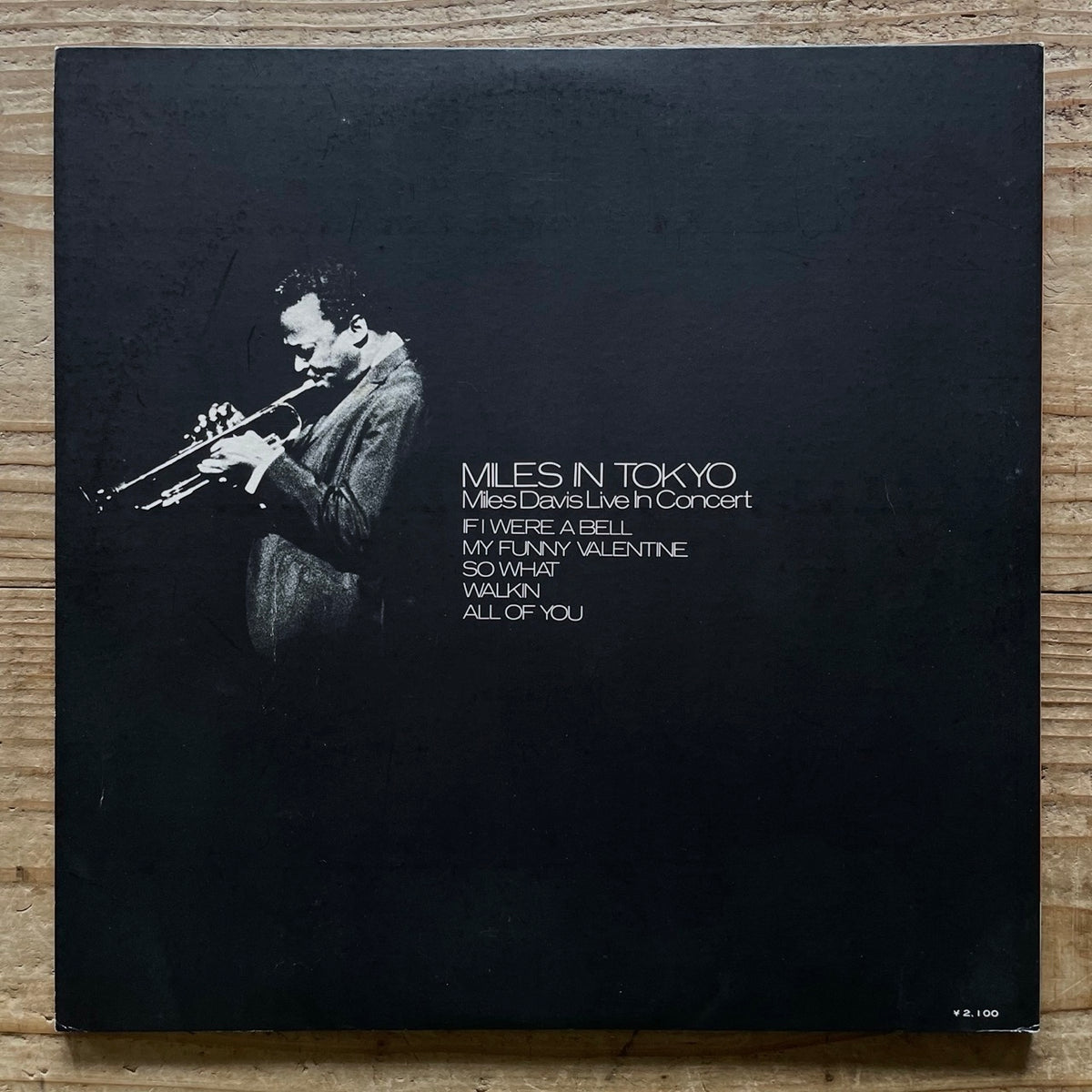 MILES DAVIS / MILES IN TOKYO - Japan CBS/SONY Original LP Gatefold SONX-60064-R