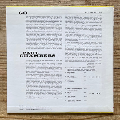 PAUL CHAMBERS / GO on Vee Jay - Japan LP 22YB-2003