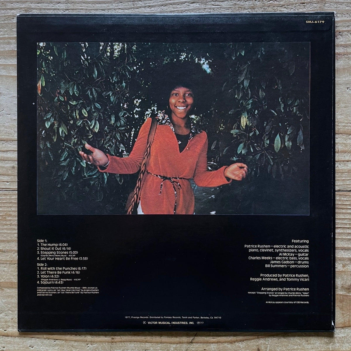 PATRICE RUSHEN / SHOUT IT OUT on Prestige - Japan LP Jazz Funk Soul SMJ-6179