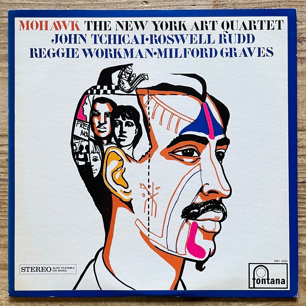 NEW YORK ART QUARTET / MOHAWK on Dutch Fontana - Japan LP 195J-21