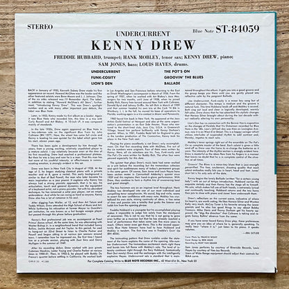 KENNY DREW / UNDERCURRENT on Blue Note - Japan King LP GXK-8120