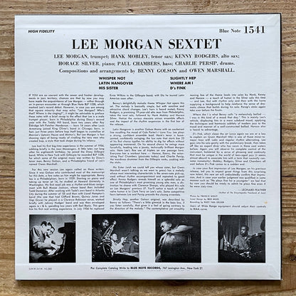 LEE MORGAN SEXTET BLP1541 on Blue Note - Japan King LP GXK-8134