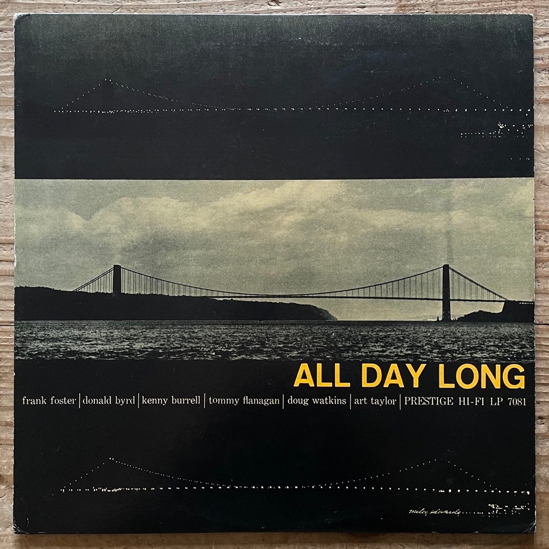KENNY BURRELL / ALL DAY LONG on Prestige - Japan MONO PROMO LP SMJ-6604