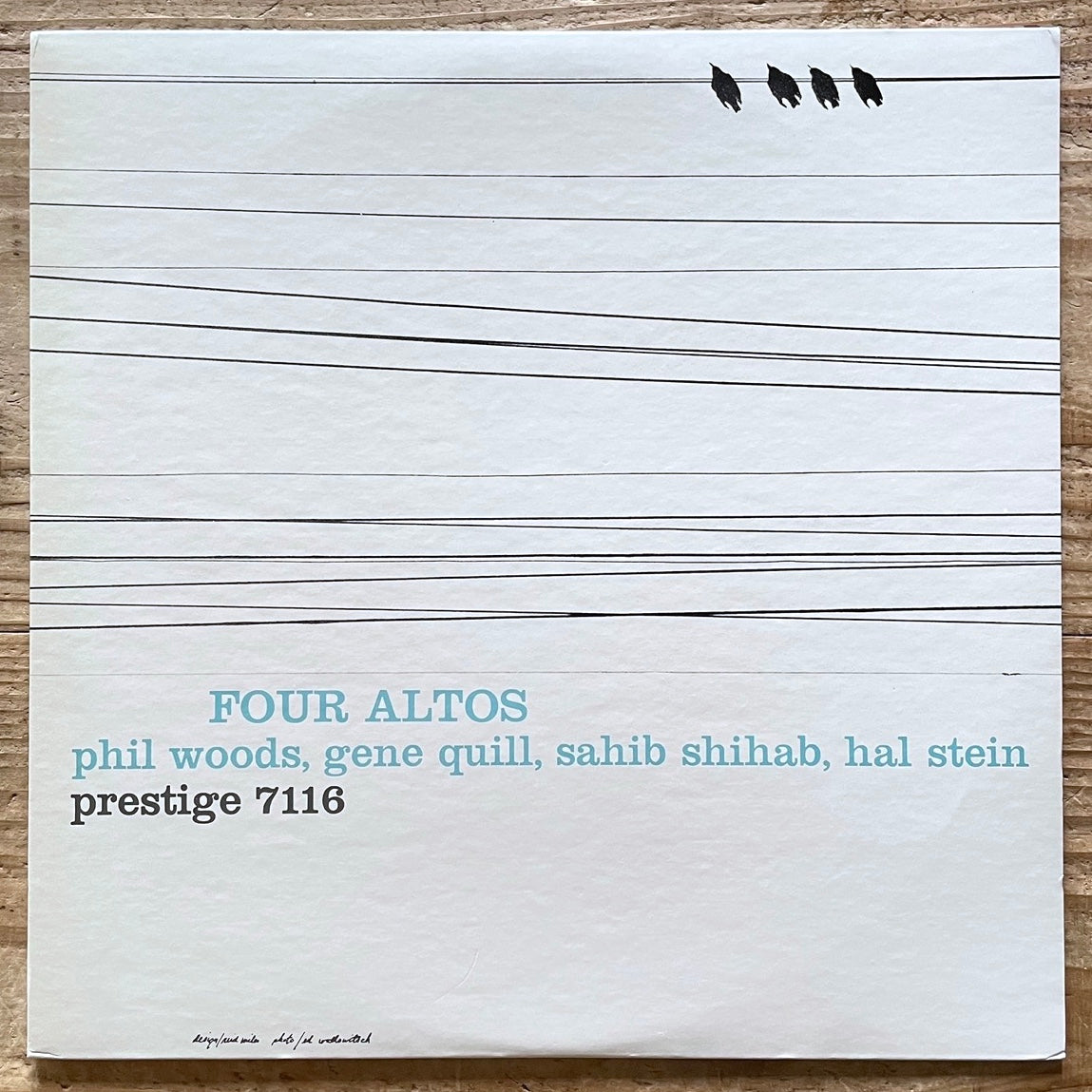 PHIL WOODS, SAHIB SHIHAB / FOUR ALTOS on Prestige - Japan MONO LP VIJ-5044