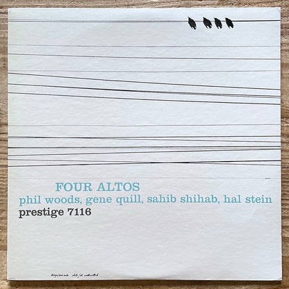 PHIL WOODS, SAHIB SHIHAB / FOUR ALTOS on Prestige - Japan MONO LP VIJ-5044