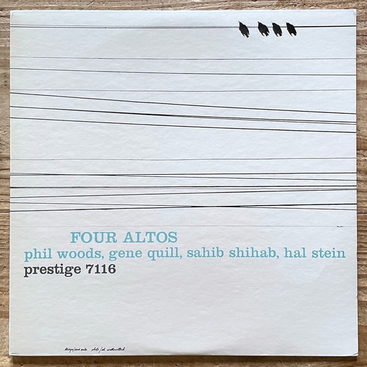 PHIL WOODS, SAHIB SHIHAB / FOUR ALTOS on Prestige - Japan MONO LP VIJ-5044