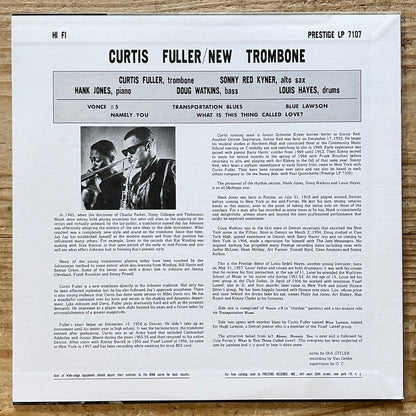 CURTIS FULLER / NEW TROMBONE on Prestige - Japan MONO LP NM VIJJ-30031