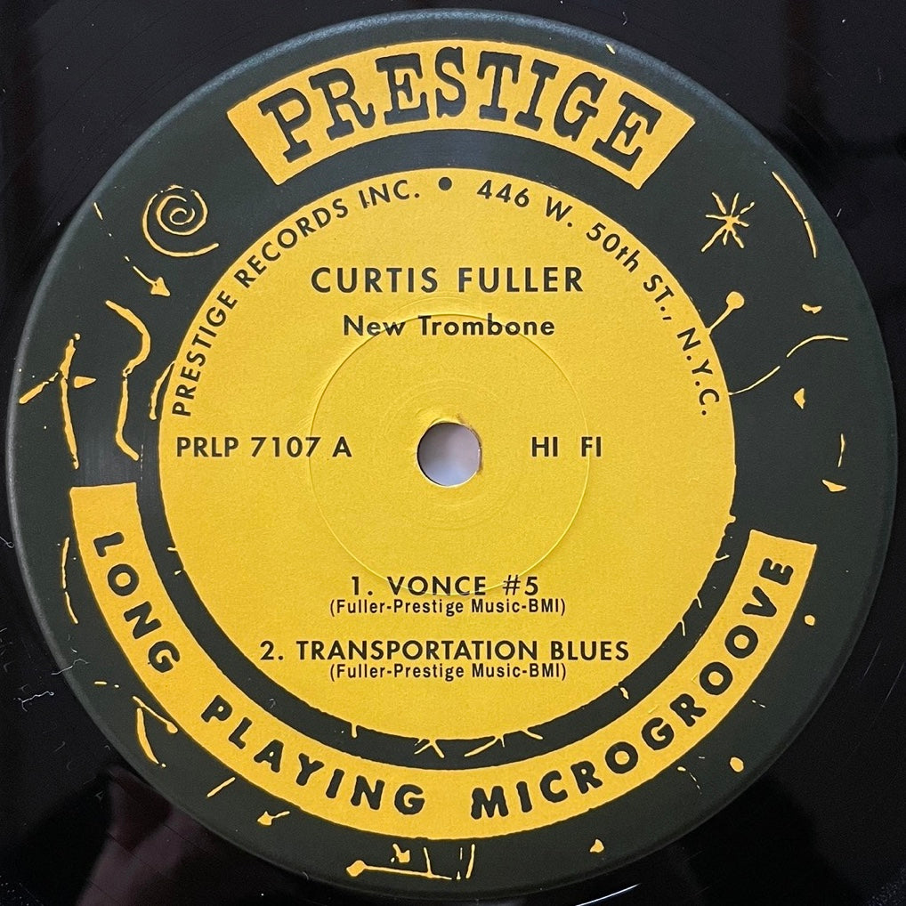 CURTIS FULLER / NEW TROMBONE on Prestige - Japan MONO LP NM VIJJ-30031