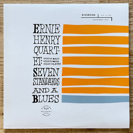 ERNIE HENRY QUARTET / SEVEN STANDARDS AND A BLUES on Riverside - Japan MONO LP NM VIJJ-30040