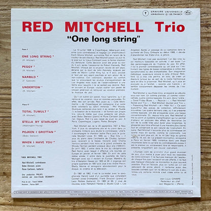 RED MITCHELL TRIO feat. BOBO STENSON / ONE LONG STRING on French Mercury - Japan LP NM DMJ-5034