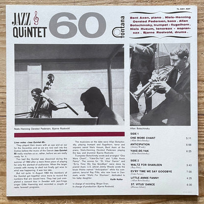 JAZZ QUINTET 60 / PRESENTING on Danish Fontana - Japan Heavy Vinyl reissue NM UCJU-9060 obi