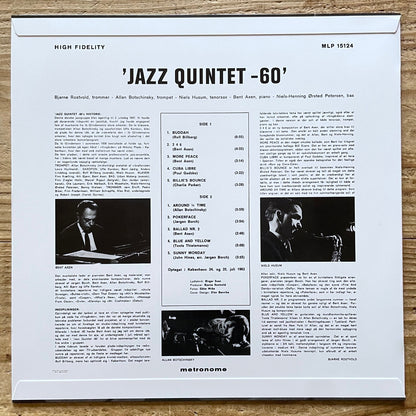 JAZZ QUINTET 60 on Danish Metronome - Japan MONO LP reissue MLP 15124 NM