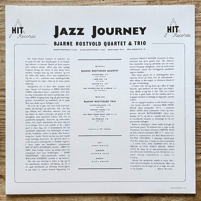 BJARNE ROSTVOLD QUARTET & TRIO / JAZZ JOURNEY - Danish Hit LP - Japan Heavy Vinyl