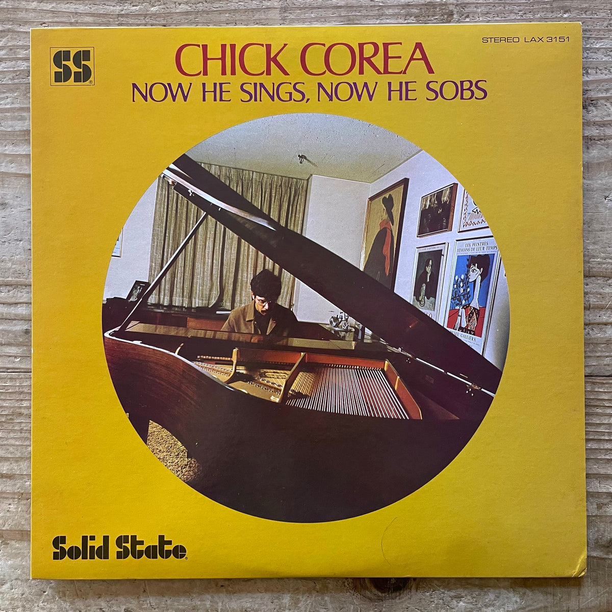 CHICK COREA / NOW HE SINGS, NOW HE SOBS on Solid State - Japan King LP NM LAX-3151