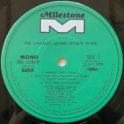 WILBUR WARE QUINTET feat. JOHNNY GRIFFIN / CHICAGO SOUND on Riverside - Japan MONO LP NM SMJ-6048