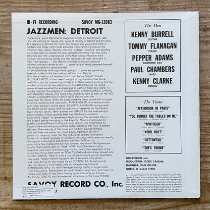 KENNY CLARKE, KENNY BURRELL / JAZZMEN DETROIT on Savoy - Japan King MONO LP NM MGJ-12083