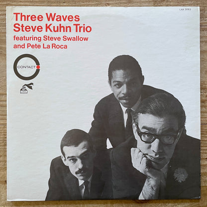 STEVE KUHN TRIO / THREE WAVES on Contact - Japan Flying Dutchman LP LAX-3063