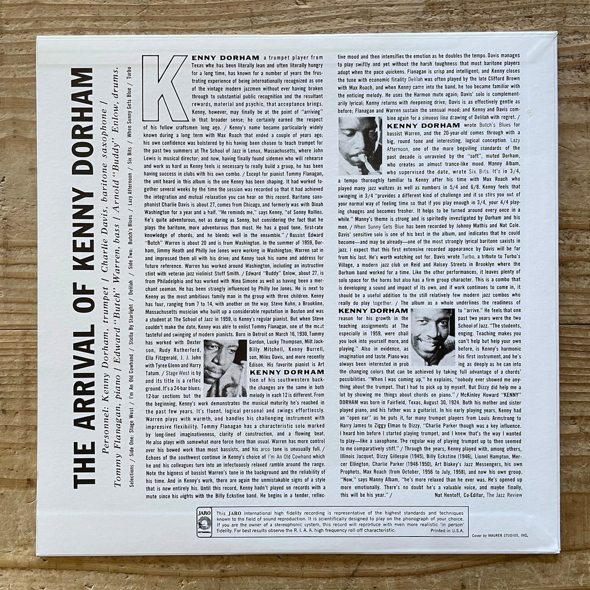 KENNY DORHAM / THE ARRIVAL OF .. on Jaro - Japan Venus LP NM TKJV-19030