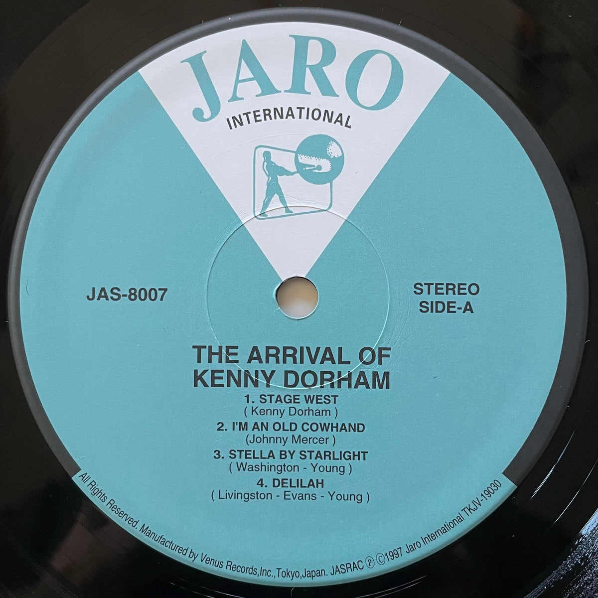 KENNY DORHAM / THE ARRIVAL OF .. on Jaro - Japan Venus LP NM TKJV-19030