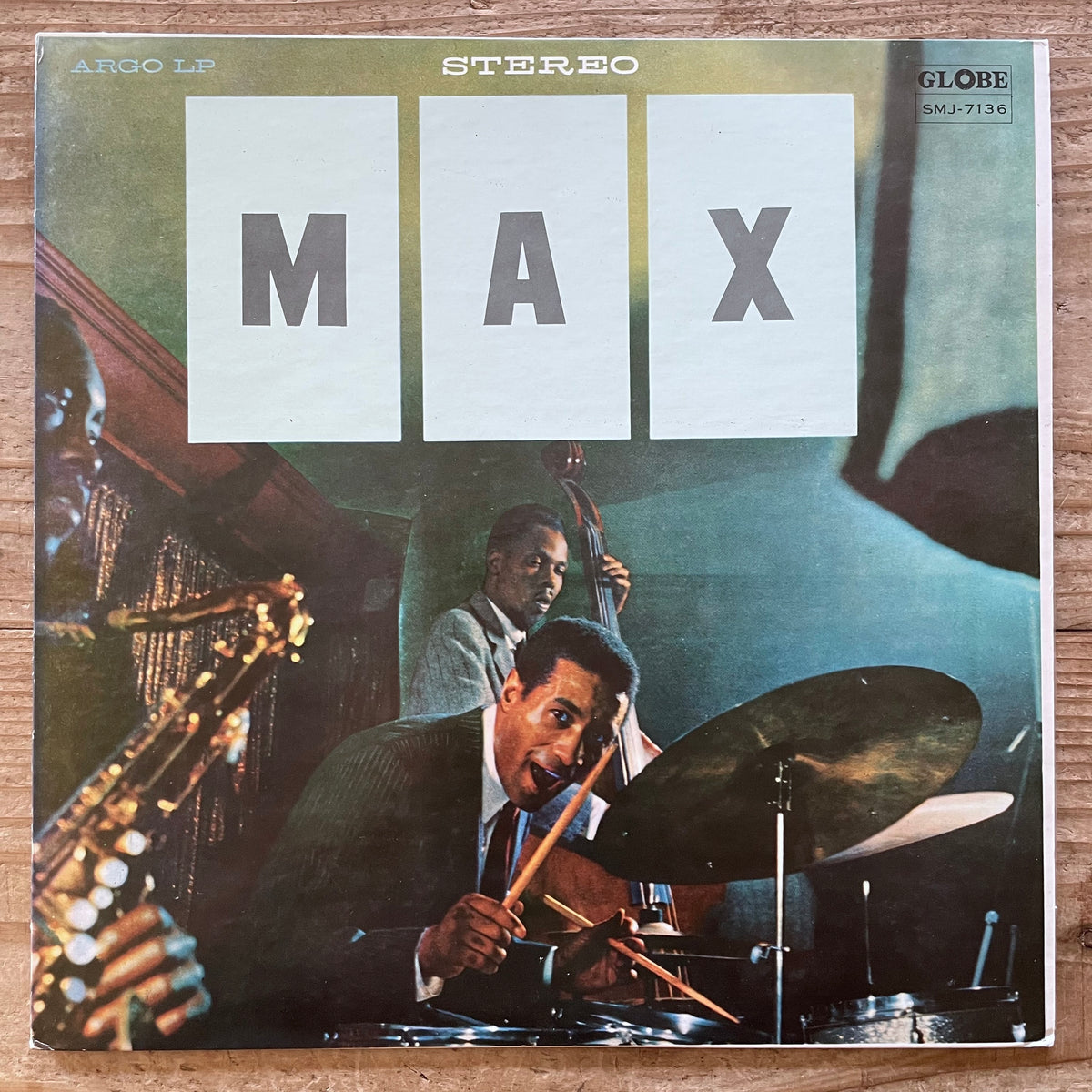 MAX ROACH feat. HANK MOBLEY, KENNY DORHAM / MAX on Argo - Japan Globe LP SMJ-7136