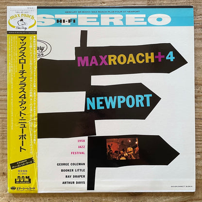 MAX ROACH + 4 / AT NEWPORT - Japan Mercury LP 195J-42 obi
