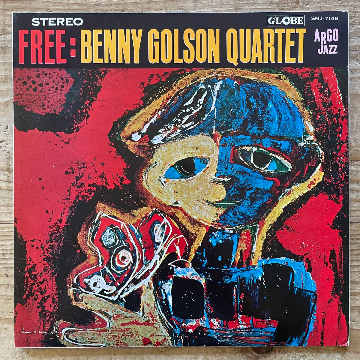 BENNY GOLSON QUARTET / FREE on Argo - Japan 1963 LP SMJ-7148